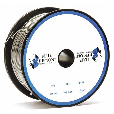 BLUE DEMON Gasless Flux Core Welding Wire, .035x1lb E71T11-035-01