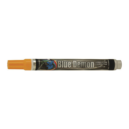 BLUE DEMON Industrial Paint Marker, Yellow, PK12, Yellow Color Family, 12 PK BDIPM-YELLOW