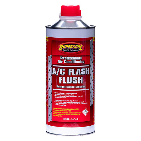 Supercool A/C Flash Flush, Solvent Based Can, 32oz. 22762