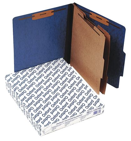 Pendaflex Hanging Classification Folders 8-1/2" x 11", Blue, Pk10 PFX1257BL