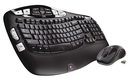 LOGITECH Keyboard, Black, Wireless LOG920002555