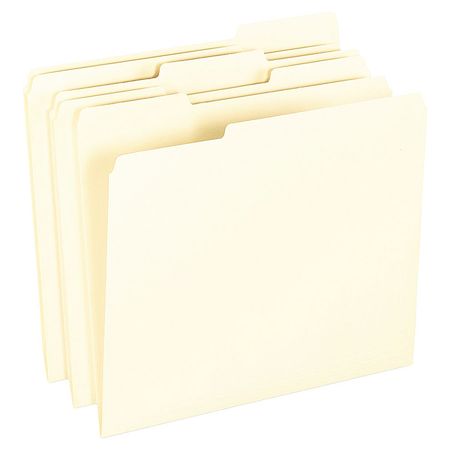 PENDAFLEX File Folders 8-1/2" x 11", 1/3-Cut Tab, Manila, Pk100 PFX62702