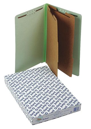 PENDAFLEX File Folders 8-1/2" x 14", Straight Tab, Pale Green, Pk10 PFX23324