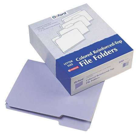 PENDAFLEX File Folders 8-1/2" x 11", 1/3-Cut Tab, Lavender, Pk100 PFXR15213LAV