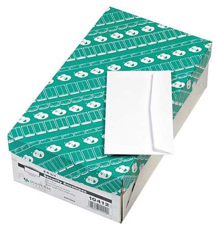 QUALITY PARK Business Envelope, White, Paper, PK500 QUA10412