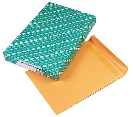 QUALITY PARK Catalog Envelope, Lt Brown, Kraft, PK100 QUA44067