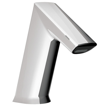 SLOAN Sensor Single Hole Mount, 1 Hole Angled Straight Bathroom Faucet, Polished chrome EFX250.500.0000
