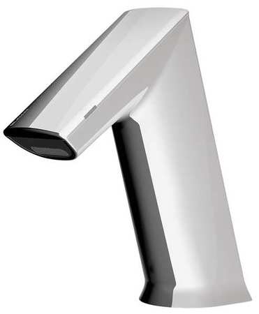 SLOAN Sensor Single Hole Mount, 1 Hole Angled Straight Bathroom Faucet, Polished chrome EFX250.000.0000