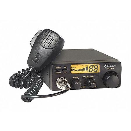 Cobra Compact CB Radio, 40 Channel, 4W 19 DX IV