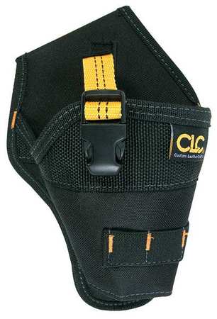 Clc Work Gear Tool Pouch, Tool Holster, Black, Polyester, 1 Pockets 5021