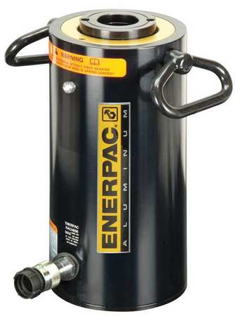 ENERPAC RACH302, 39.6 ton Capacity, 1.97 in Stroke, Aluminum Hollow Plunger Hydraulic Cylinder RACH302