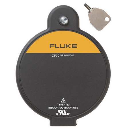 FLUKE Infrared Window, 75mmDia, SecurityKey Door FLUKE-CV301