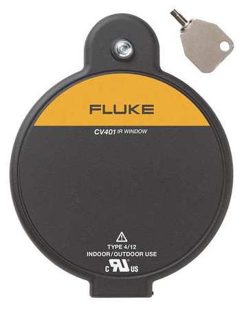 FLUKE Infrared Window, 100mmDia, SecurityKeyDoor FLUKE-CV401