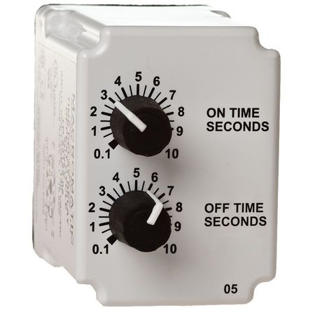 Macromatic Time Delay Relay, 24VAC/DC, 10A, DPDT TR-55128-05