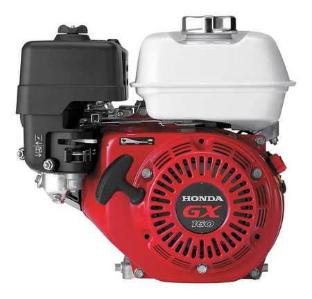HONDA Gas Engine, 3600 rpm, Electric Start, 1 Cyl GX160QXE2