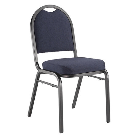 National Public Seating Stacking Chair, 9200 Series, Fabric Blue 9254-BT