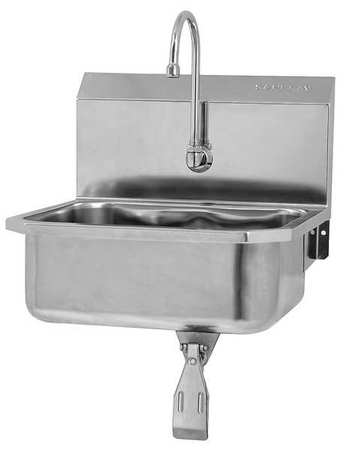 SANI-LAV Hand Sink, With Faucet, 19 In. L, 18 In. W 5051