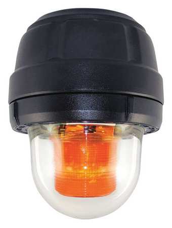 FEDERAL SIGNAL Warning Light, Amber, Strobe Tube, 120VAC 27XST-120A-MOD