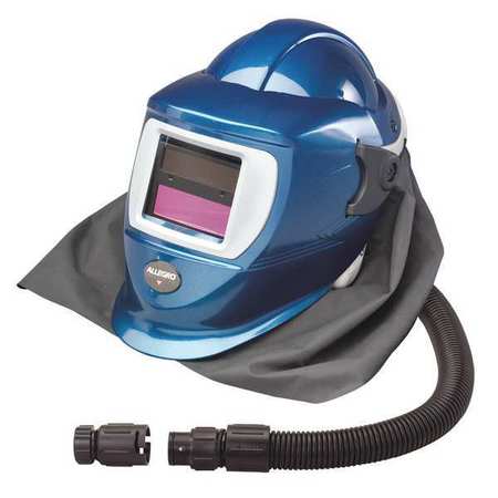 ALLEGRO INDUSTRIES Welding Helmet, Deluxe, ABS Plastic, Blue 9904-W