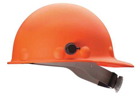 Fibre-Metal By Honeywell Front Brim Hard Hat, Type 1, Class G, Ratchet (8-Point), Orange P2HNQRW03A000