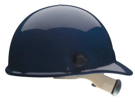 FIBRE-METAL BY HONEYWELL Front Brim Hard Hat, Type 1, Class G, Ratchet (8-Point), Dark Blue E2QRW75A000