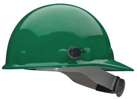 Fibre-Metal By Honeywell Front Brim Hard Hat, Type 1, Class G, Ratchet (8-Point), Green E2QRW74A000