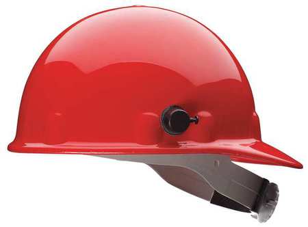 FIBRE-METAL BY HONEYWELL Front Brim Hard Hat, Type 1, Class G, Ratchet (8-Point), Red E2QRW15A000