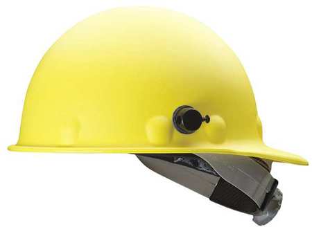 Fibre-Metal By Honeywell Front Brim Hard Hat, Type 1, Class G, Ratchet (8-Point), Yellow P2AQSW02A000