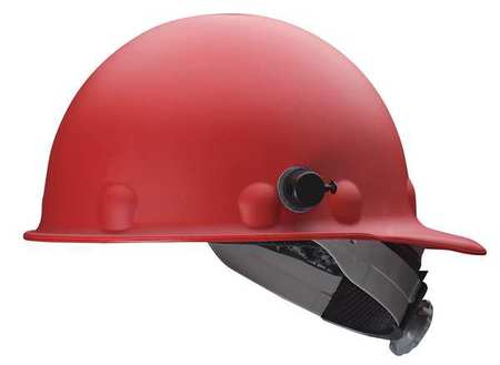 Fibre-Metal By Honeywell Front Brim Hard Hat, Type 1, Class G, Ratchet (8-Point), Red P2AQSW15A000