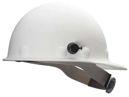 FIBRE-METAL BY HONEYWELL Front Brim Hard Hat, Type 1, Class G, Ratchet (8-Point), White P2HNQRW01A000