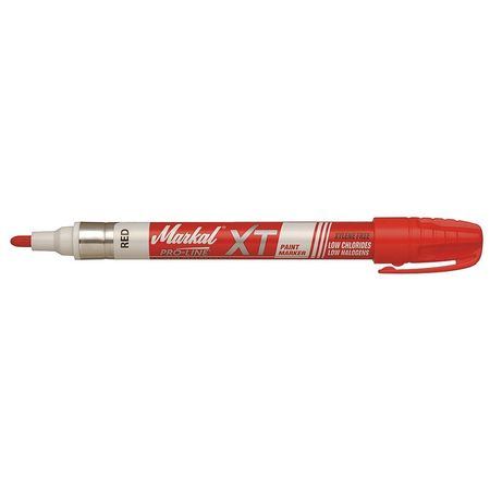 Markal Paint Marker, Medium Tip, Red Color Family, Paint 97252