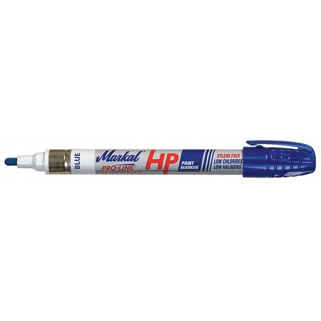 Markal Paint Marker, Medium Tip, Blue Color Family, Paint 96965