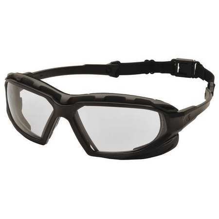 PYRAMEX Safety Glasses, Clear Anti-Fog ; Anti-Static ; Anti-Scratch SBG5010DT