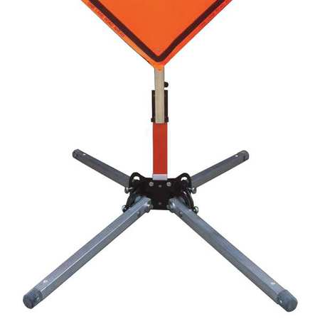 EASTERN METAL SIGNS AND SAFETY Sign Stand, Steel, Fiberglass 669-C-201-S-DDSH