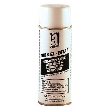 ANTI-SEIZE TECHNOLOGY Anti Seize, Nickel, 12.5 oz, Spray Can 13014