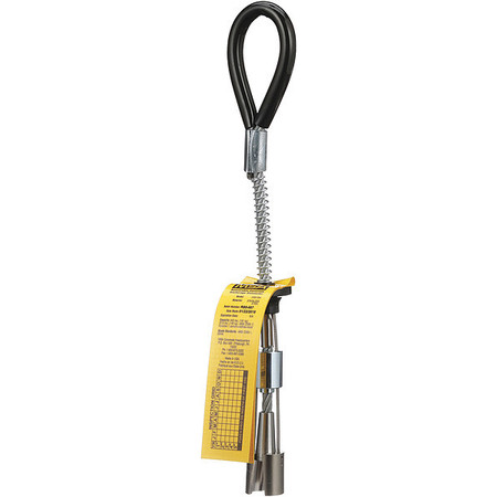 Msa Safety Concrete Anchor, Temporary, 400 lb. Cap 10081594