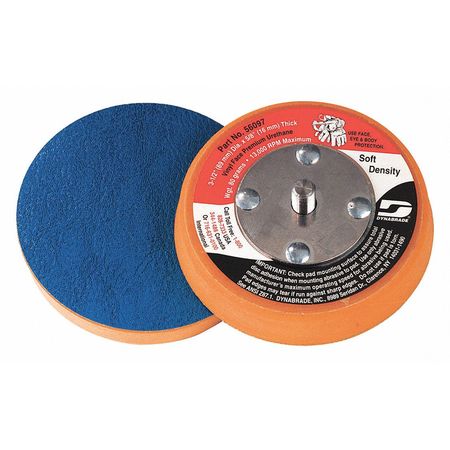 DYNABRADE Non-Vacuum, Disc Pad, 3-1/2" 56097