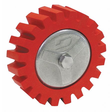 DYNABRADE RED-TRED Eraser, Wheel, 92257 92257