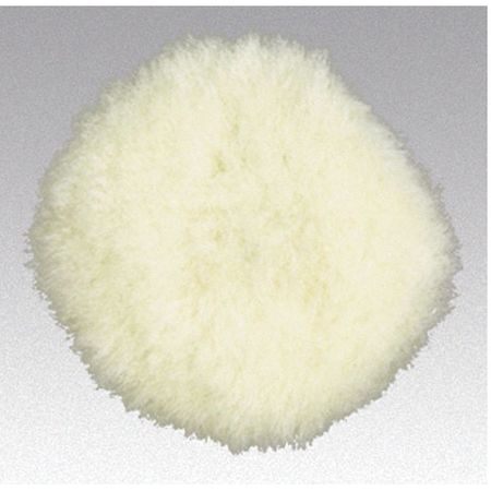 DYNABRADE Polishing Pad, 3" Dia., Synthetic Wool 90028