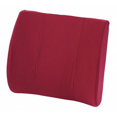 DMI Lumbar Cushion w/Strap, Burgundy, 14x13" 555-7302-0700