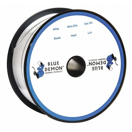 BLUE DEMON Aluminum, Weld Wire, 0.035", 1lb. Spool ER4043-035-01
