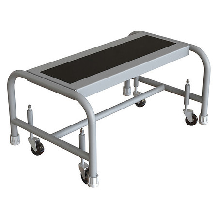 TRI-ARC Step Stool, Mobile, Steel, 1-Step WLSR001243