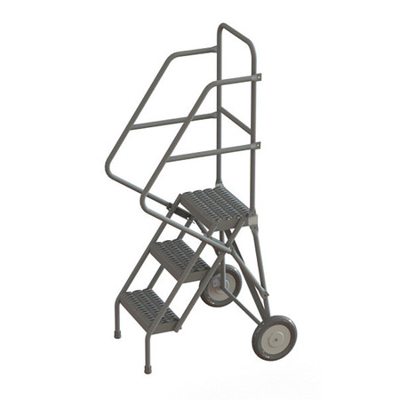 TRI-ARC Rolling Ladder, All-Terrain, 3-Step KDRF103162