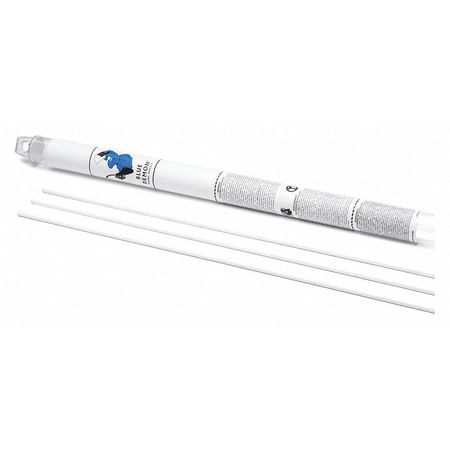 BLUE DEMON Low Fume Brnz, Flux Coat Rod, 1/16X18X1lb LFBFC-063-01T