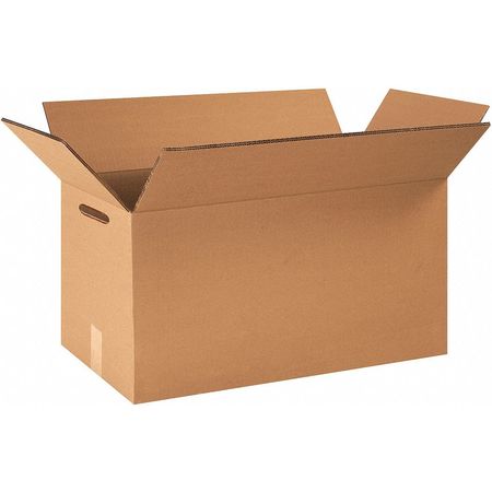 Partners Brand Double Wall Boxes with Hand Holes, 24" x 12" x 12", Kraft, 15/Bundle HD241212DWHH