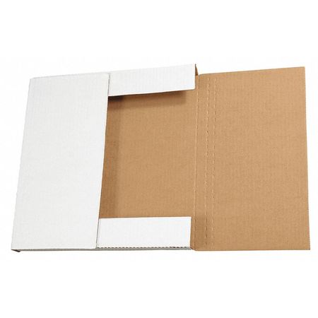 PARTNERS BRAND Easy-Fold Mailers, 24"x24"x2", White PK20 M24242BF