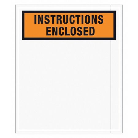 TAPE LOGIC Tape Logic® "Instructions Enclosed" Envelopes, 12" x 10", Orange, 500/Case PL479