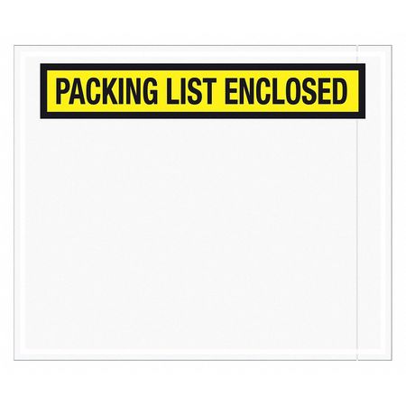TAPE LOGIC Tape Logic® "Packing List Enclosed" Envelopes, 10" x 12", Yellow, 500/Case PL433