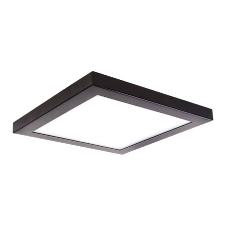 AMAX LIGHTING LED Slim Square Light, 18W, 7"x0.68", Bz LED-SM8DL/BZ