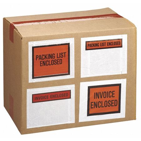 NIFTY PRODUCTS Packing List Envelope, 4.5"x5.5", PK1000 PPE4BL